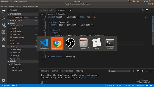 Dominando os Hooks | React em 8 minutos! смотреть онлайн
