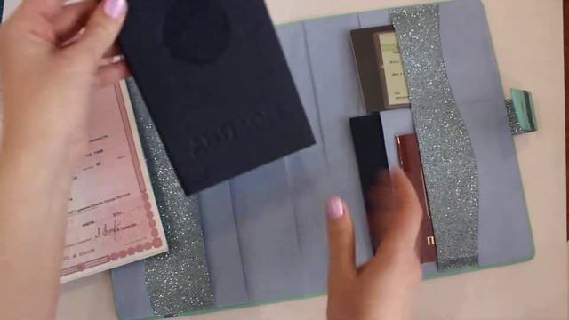 Вместительная папка для документов в эко коже. смотреть онлайн