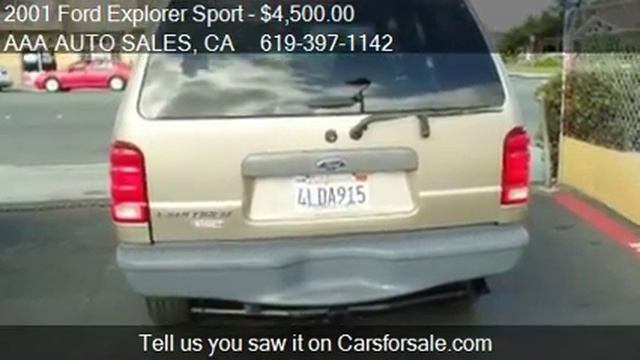 2001 Ford Explorer Sport Base 2WD 2dr SUV for sale in Chula смотреть онлайн
