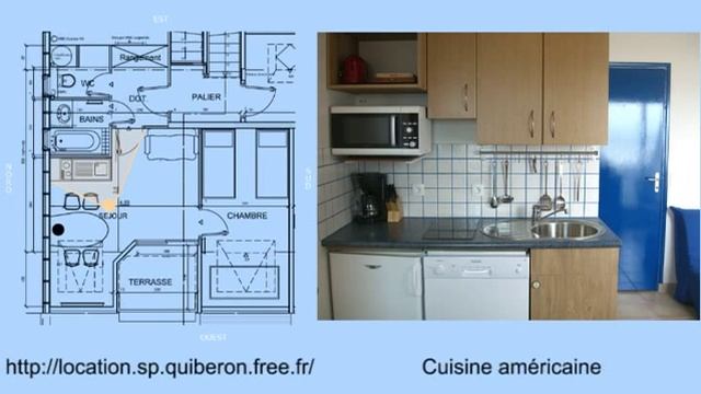 Location vacances Saint-Pierre Quiberon en Bretagne avec vue mer - Appartement 2 pièces 4 personnes смотреть онлайн