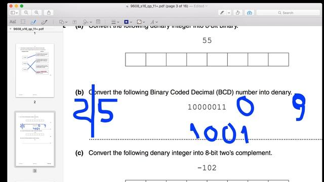 #3 Преобразуем Binary Coded Decimal(BCD) | Двоично-десятичный код | A-LEVEL информатика смотреть онлайн