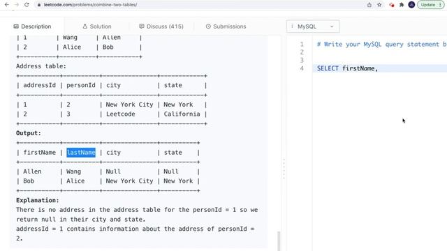 LeetCode 175 | SQL Interview Questions on LeetCode смотреть онлайн