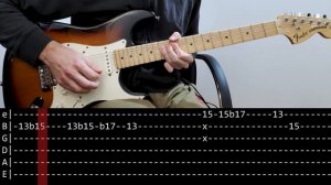 Pink Floyd - Another Brick In The Wall solo (Guitar lesson with TAB)