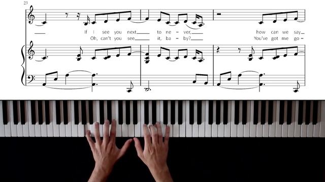 Richard Marx - Right Here Waiting - Piano Sheet Music смотреть онлайн