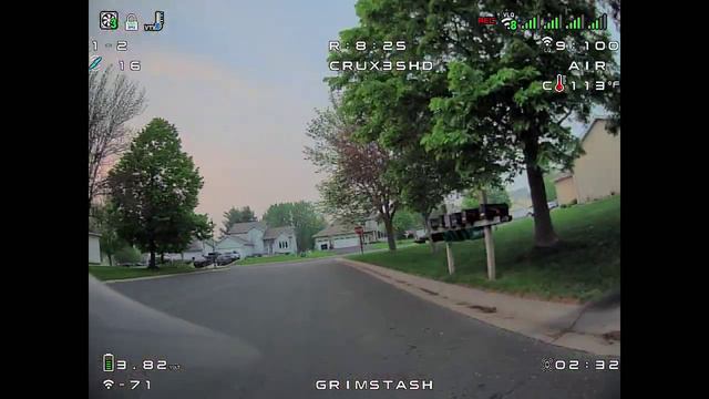 HDzero Crux35 flight, beta firmware 9.0127(Analog fix) flying HD смотреть онлайн