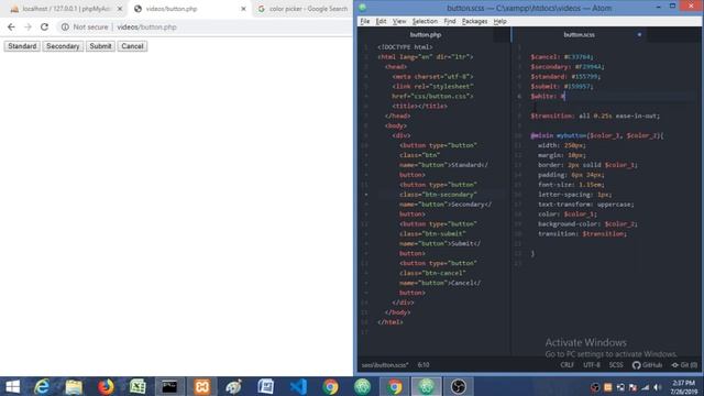 Awesome Sweet Little Button Mixin Using Only HTML & CSS - CodeWithTanmay смотреть онлайн