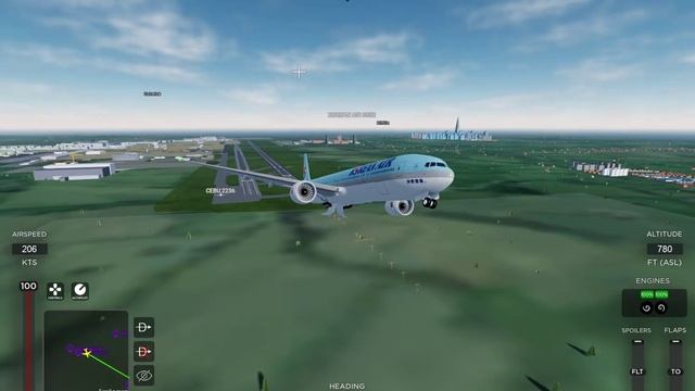 Roblox Korean air flight from Gatwick to Gran Gracia in project flight смотреть онлайн