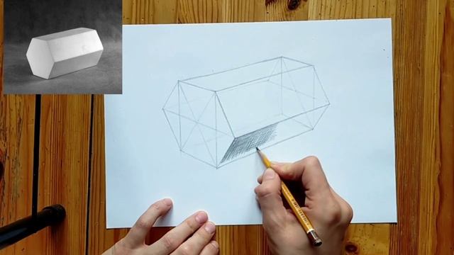 Построение шестигранника в положении лёжа. УРОК 9 смотреть онлайн