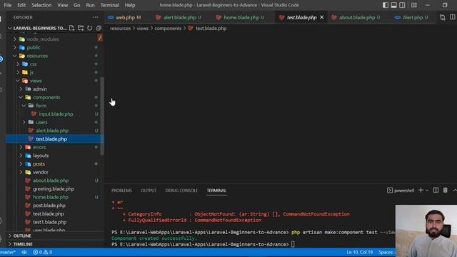(137) Part-4 Components in Laravel | Laravel Beginners to Advance Course in Urdu смотреть онлайн