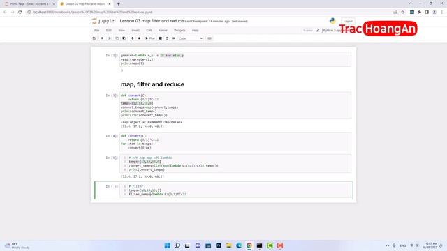 Bài 03 Python nâng cao - map filter và reduce | map, filter and reduce in Python смотреть онлайн
