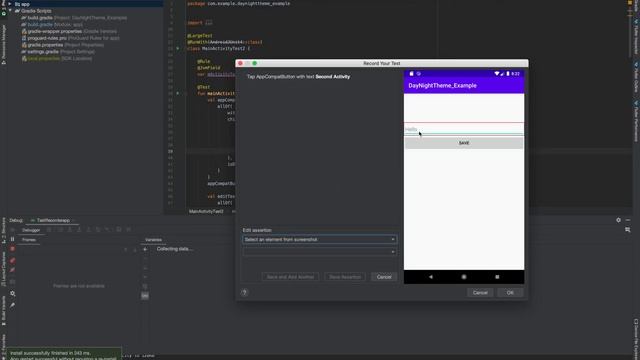 UI testing in more than one activity using Espresso test Recorder смотреть онлайн