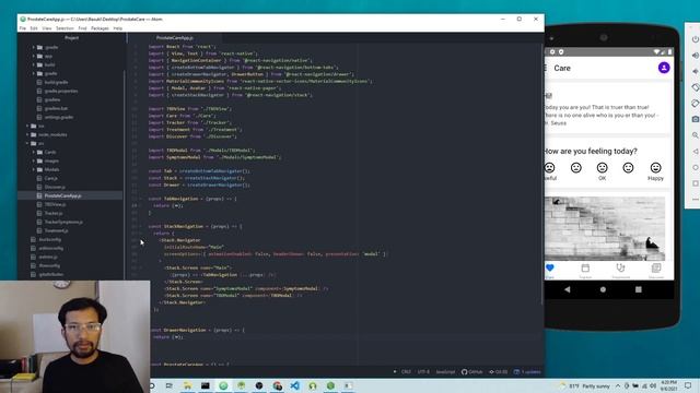 React Native App Demo: Healthcare App with complex navigation смотреть онлайн
