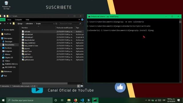 Como instalar y usar Django en Windows principiantes (2022) Instalar Python O Django Paso a Paso смотреть онлайн