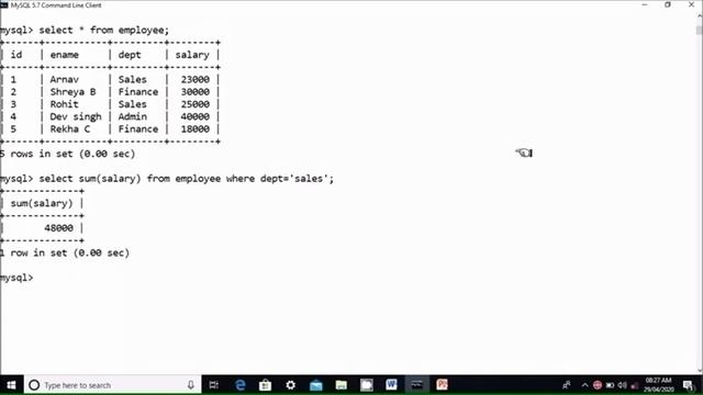 Aggregate Functions: CBSE class 12 Computer science| max(), min(), sum(),avg(), count() смотреть онлайн