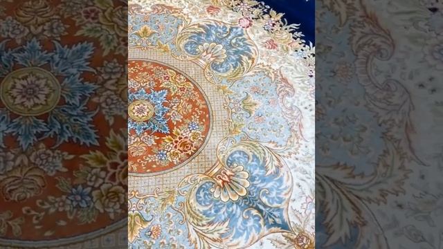 Турецкий шелковый ковер в Москве. Ковер ручной работы. КУпить шелковый ковер в Москве. Дорого смотреть онлайн