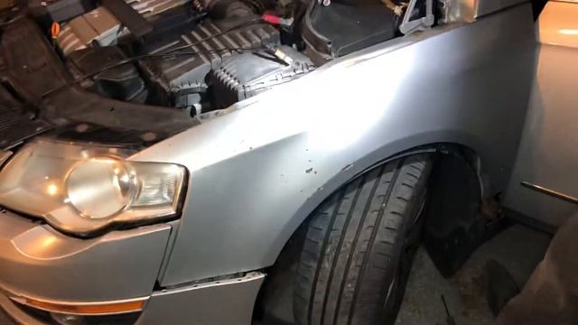 2006 VW Passat B6 - fender removal смотреть онлайн