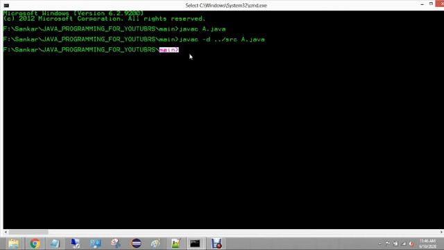 ?JAVA - How to save .java and .class files in separate folders using command prompt | -d and -cp | смотреть онлайн