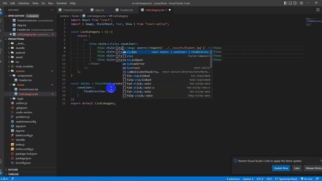Thực hành xây dựng giao diện react-native смотреть онлайн