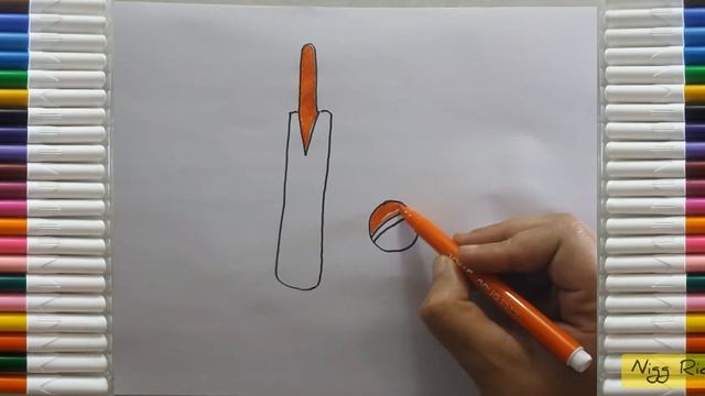❤ How to make Bat Ball drawing with sketch pen || смотреть онлайн