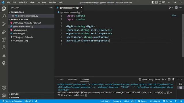 How to generate password using python@narcotech3 смотреть онлайн