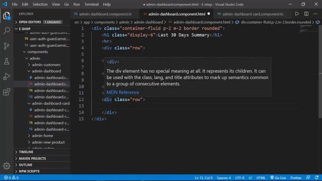 #70.1 . Creating Admin DashBoard Cart | Angular Eshop Project Missed Video | Hindi смотреть онлайн