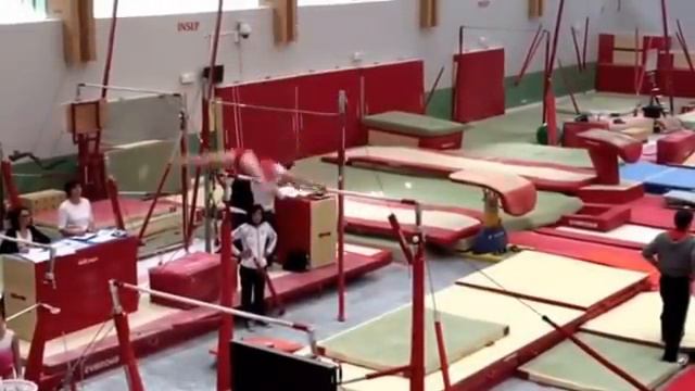 Morgane Osyssek (junior) barres - Test INSEP Octobre 2016 смотреть онлайн
