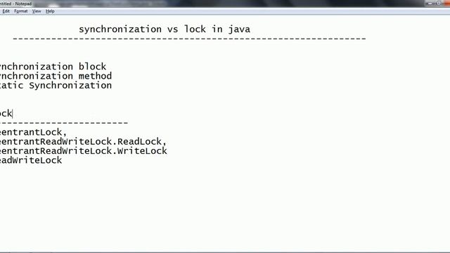 Synchronization vs Lock Implemenations смотреть онлайн