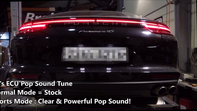 2018 Porsche 971 Panamera 4S Mar's ECU Pop Sound Tune Test! смотреть онлайн
