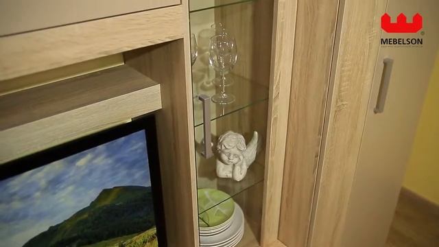 Мини стенка 'Макси+Шкаф' фабрики Мебельсон смотреть онлайн