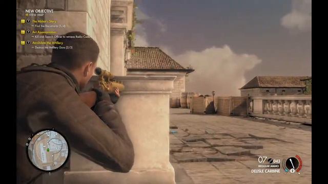 SNiper Elite 4 lets go on ninja mode смотреть онлайн