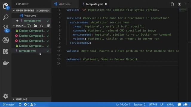 2 Docker Compose YML File смотреть онлайн