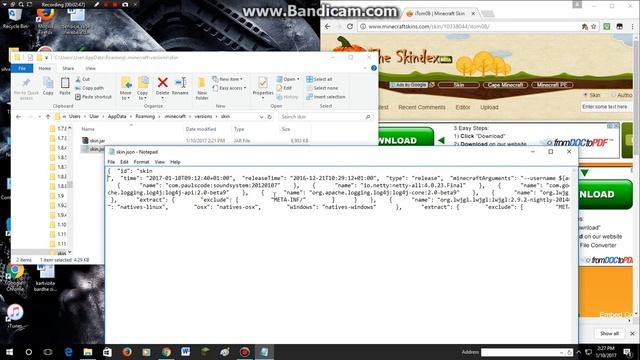✔️Minecraft: How to change your skin/pc (windows 10) смотреть онлайн