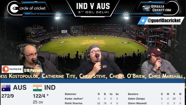 IND V AUS 5th ODI, Delhi - 2nd Innings