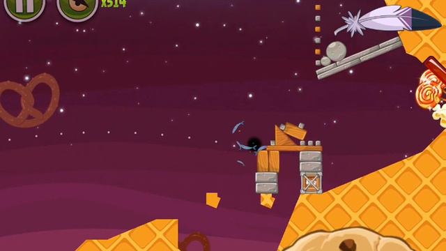 Angry Birds Space - Level 4-24 - 100% Space Eagle Walkthrough - Utopia смотреть онлайн
