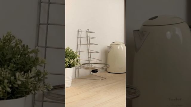 Подставка для крышек и тарелок, органайзер в выдвижной шкаф, держатель кухонный на стол для посуды смотреть онлайн