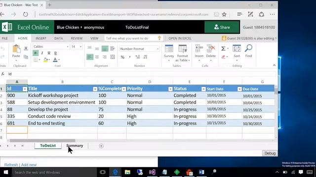 Connect 2015 Excel REST API Public preview смотреть онлайн