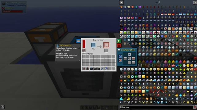 Minecraft Mod Review - Thermal Expansion - Basic Ore Processing - Part 1 смотреть онлайн