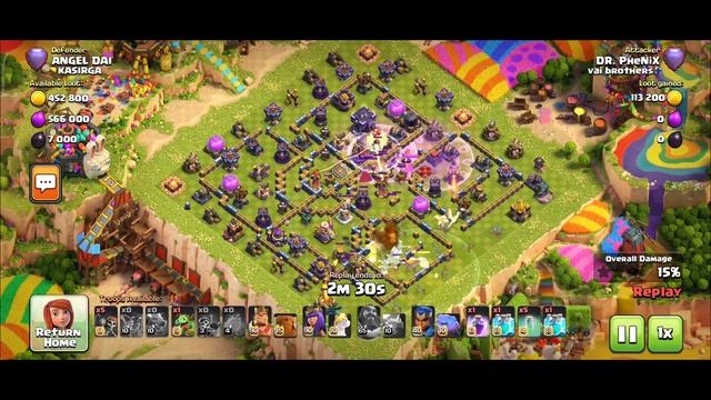 Dragon & Dragon Rider Attack Strategy TH15 | TH15 Attack Strategy | Clash of Clans смотреть онлайн