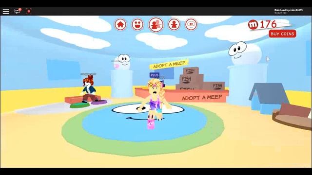 playing meep city and changing my meeps color ROBLOX смотреть онлайн
