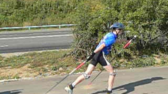 крылатское_тренировка_лыжеролеры смотреть онлайн