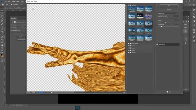 turn your images to gold Photoshop~Photoshop tutorial смотреть онлайн