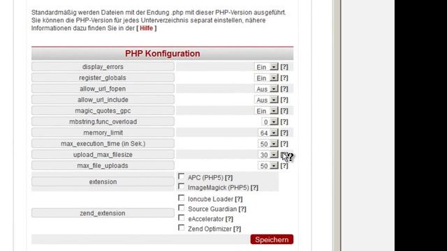 PHP-Konfigurator | INTERBOOST-WebHosting смотреть онлайн