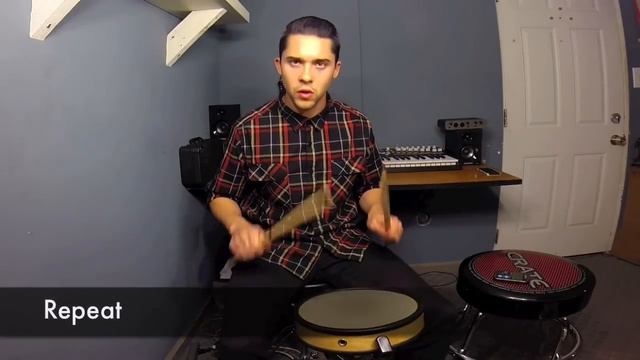Drum Lesson: Get Faster Hands - Rudiment Exercise - Eric Fisher смотреть онлайн