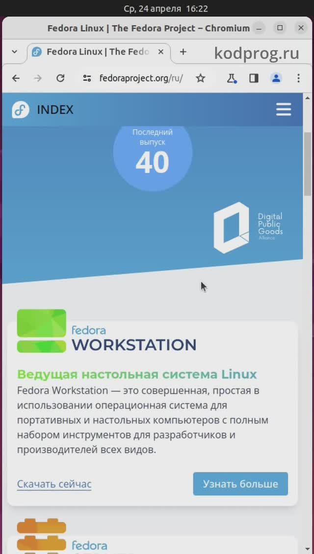 Состоялся релиз Fedora 40 #fedora #linux #линукс смотреть онлайн