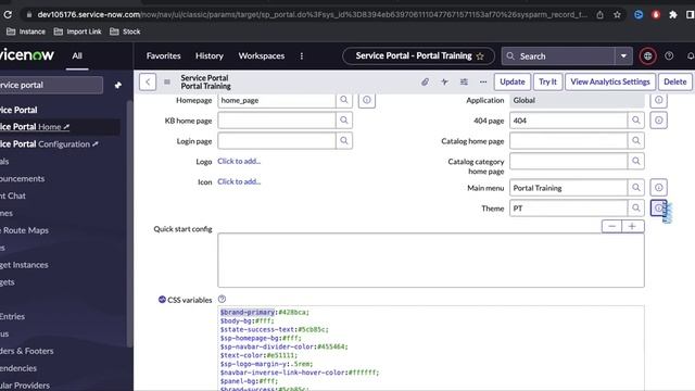 Service Portal D28 - Create Custom Theme & CSS Variable смотреть онлайн