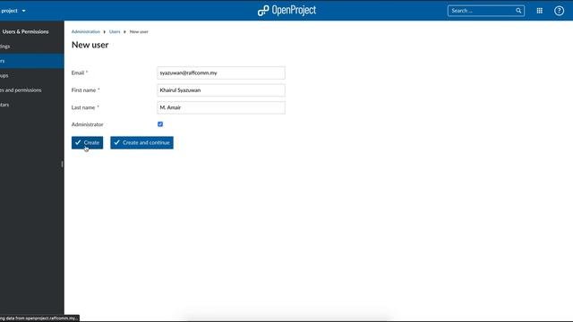 OpenProject Sending an invitation email смотреть онлайн