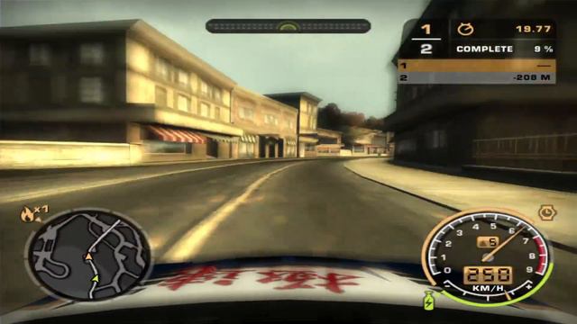 Need For Speed Most Wanted : Walk through/Game play - Rival Challenge - Blacklist #7 : Kaze смотреть онлайн