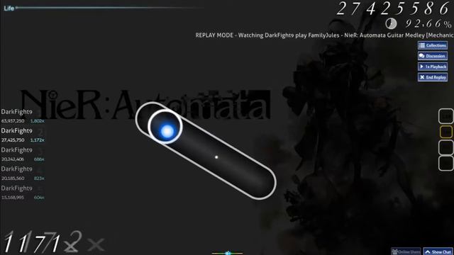 FamilyJules - NieR: Automata Guitar Medley [Mechanic] 1802x Near FC смотреть онлайн