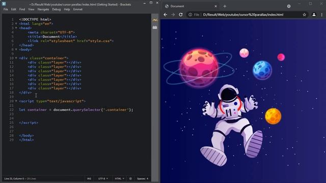 simple mouse over effect - html cs js смотреть онлайн