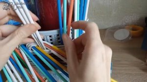 *СУПЕР ЗАГИБКА!!!!*  Корзина для фруктов/плетение из газетных трубочек